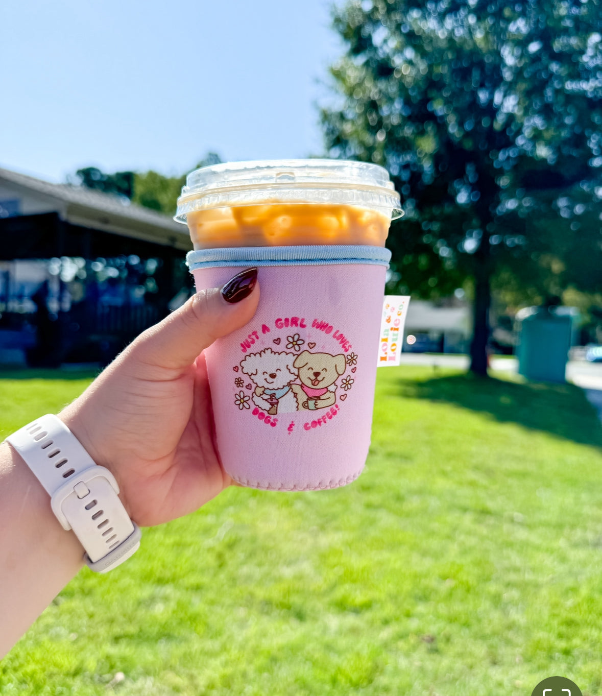 Just A Girl Coffee Sleeve