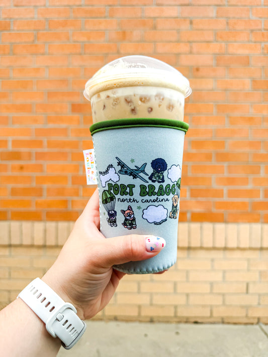 82nd Airborne- FORT BRAGG coffee sleeve