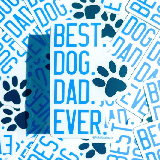 Best Dog Dad Sticker